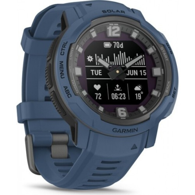 Смарт-часы Garmin Instinct Crossover Solar Tidal Blue (010-02730-12/02)