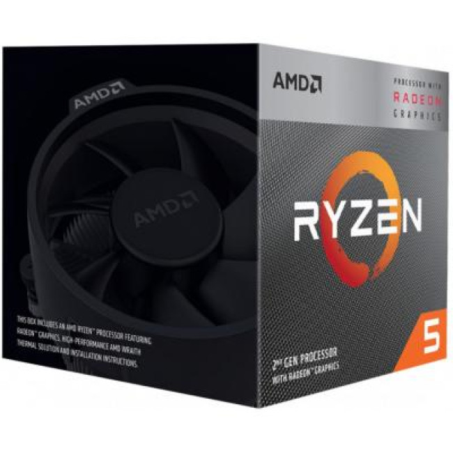 Процессор AMD Ryzen 5 3400G (YD3400C5FHBOX)