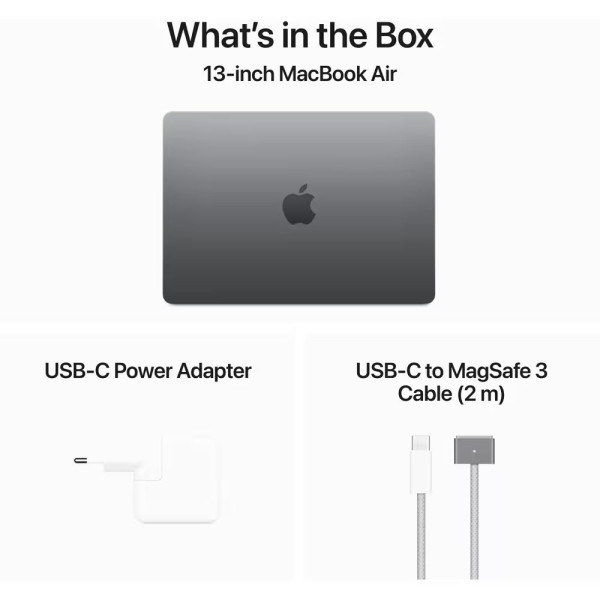 Apple MacBook Air 13,6" M3 2024 Space Gray (MRXP3)