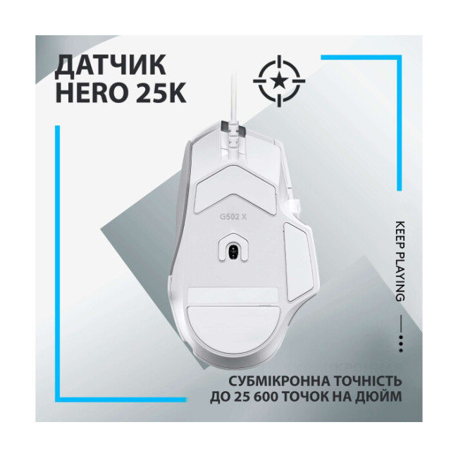 Мышь Logitech G502 X White (910-006146)