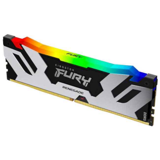 Модуль пам'яті Kingston Fury (ex.HyperX) DDR5 32GB (2x16GB) 6400 MHz Renegade Silver RGB (KF564C32RSAK2-32)