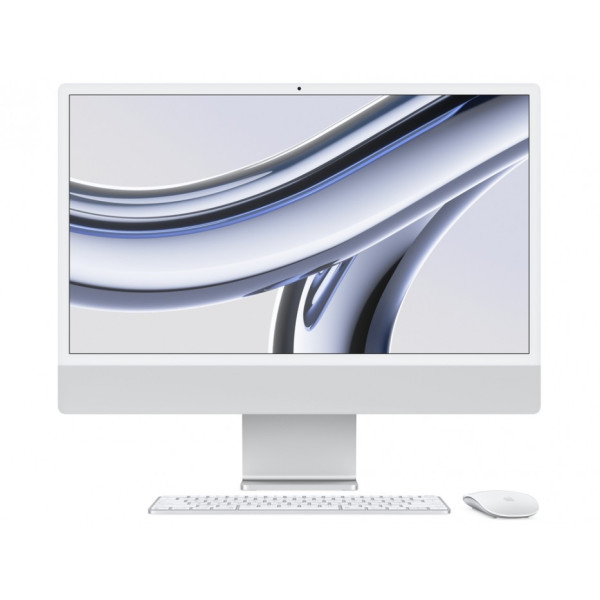 Apple iMac 24 M3 2023 Silver (MQR93) - купити в інтернет-магазині