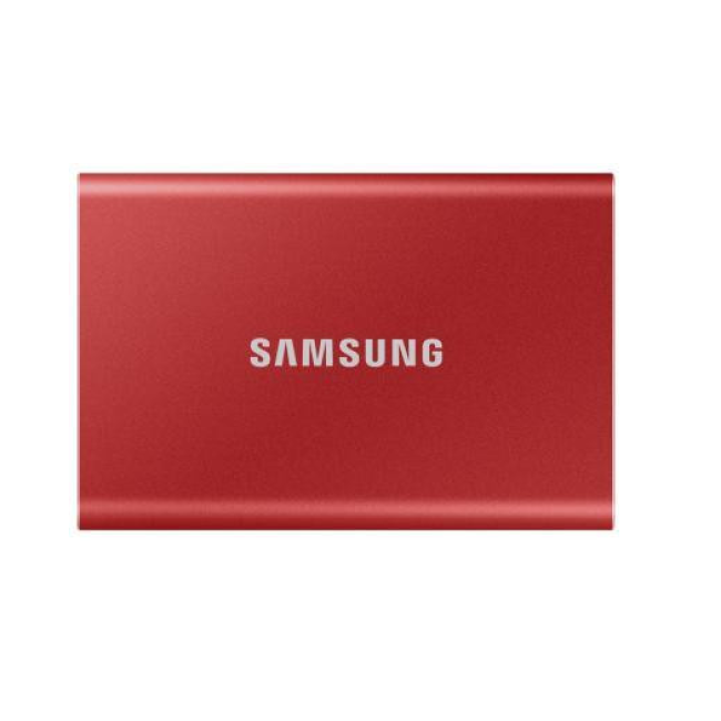 SSD накопитель Samsung T7 1 TB Red (MU-PC1T0R/WW)