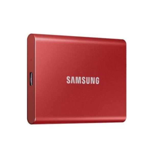 SSD накопитель Samsung T7 1 TB Red (MU-PC1T0R/WW)