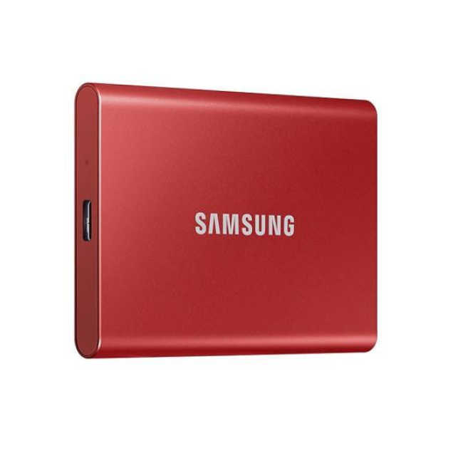 SSD накопитель Samsung T7 1 TB Red (MU-PC1T0R/WW)