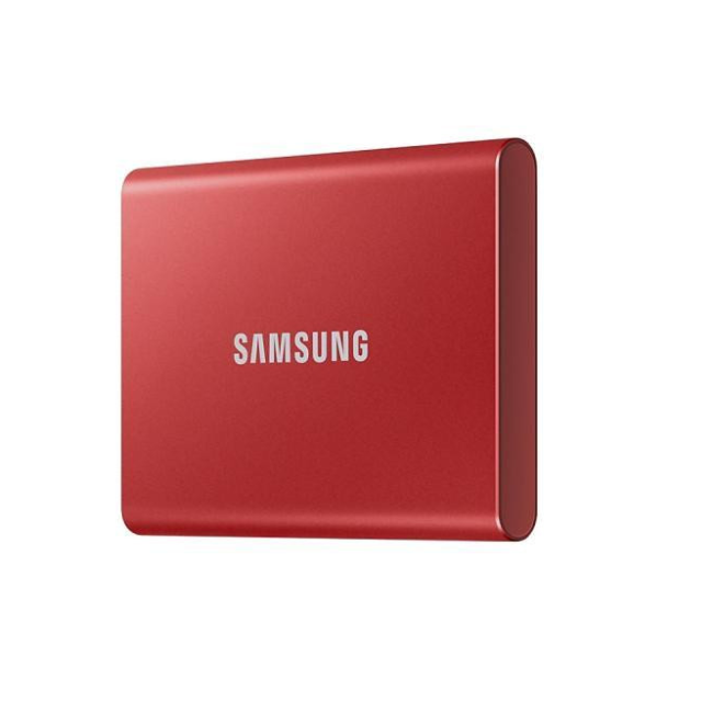 SSD накопитель Samsung T7 1 TB Red (MU-PC1T0R/WW)