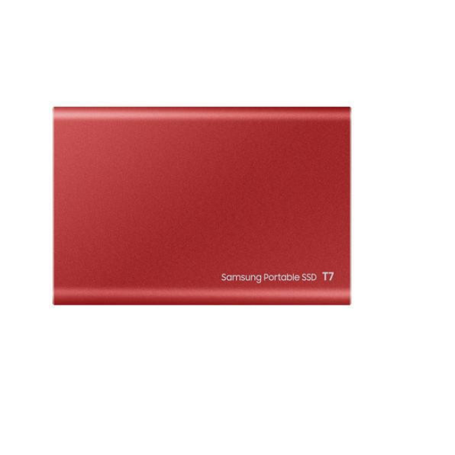 SSD накопитель Samsung T7 1 TB Red (MU-PC1T0R/WW)