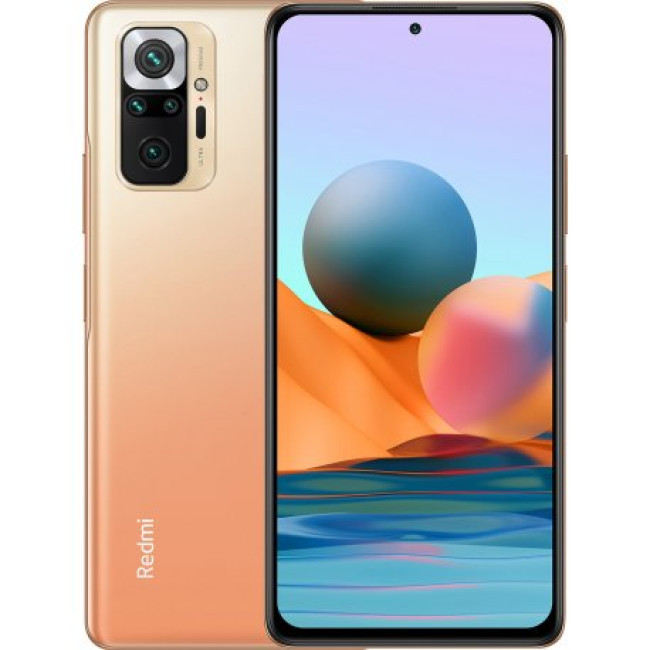 Смаpтфон Xiaomi Redmi Note 10 Pro 6/128GB Gradient Bronze