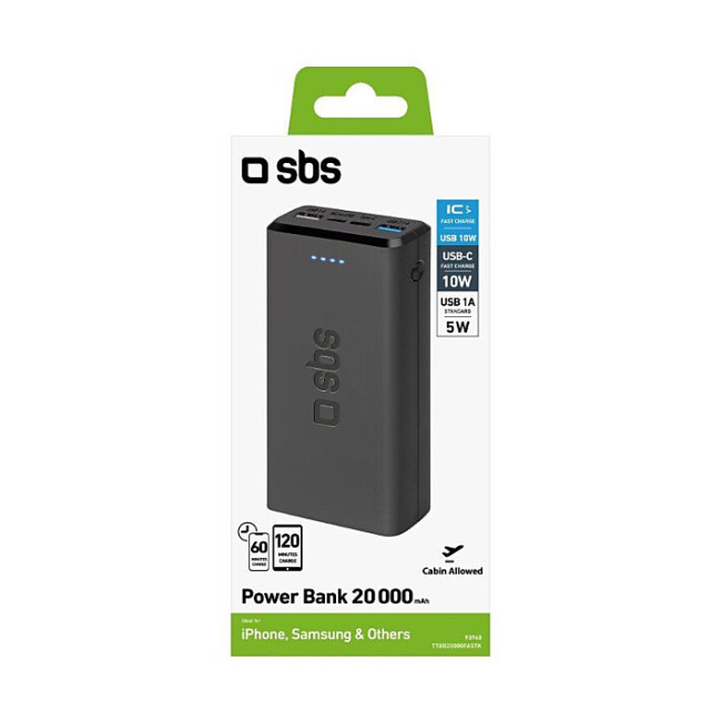 SBS Power bank 20000 mAh TTBB20000FASTK