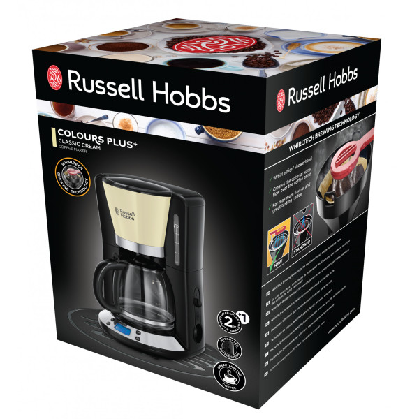 Капельная кофеварка Russell Hobbs Colours Plus Cream 24033-56