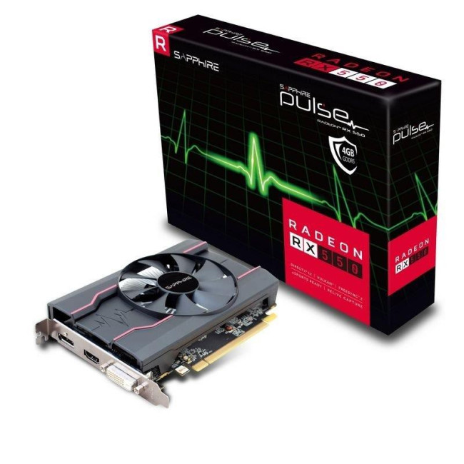 Sapphire Radeon RX 550 4096Mb PULSE (11268-01-20G)