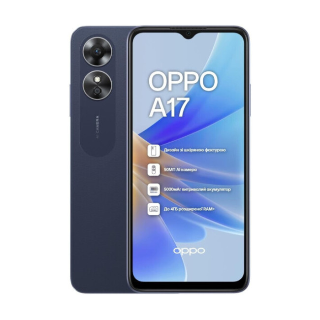 OPPO A17 4/64GB Midnight Black