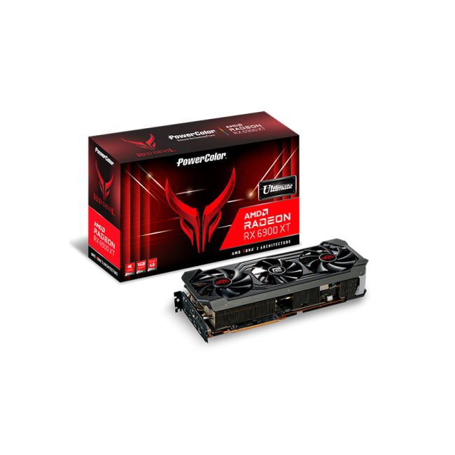 Видеокарта PowerColor Radeon RX 6900 XT Ultimate Red Devil (AXRX 6900XTU 16GBD6-3DHE/OC)