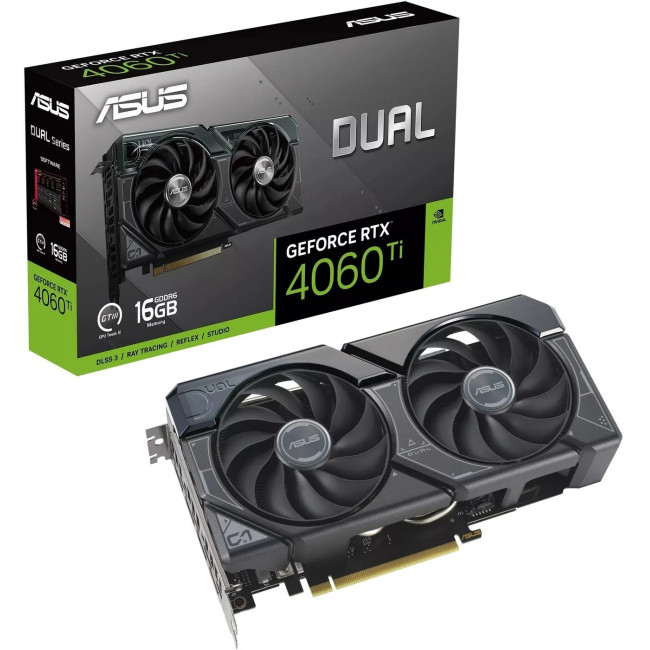 Видеокарта Asus GeForce RTX 4060 Ti Dual 16384MB (DUAL-RTX4060TI-16G)