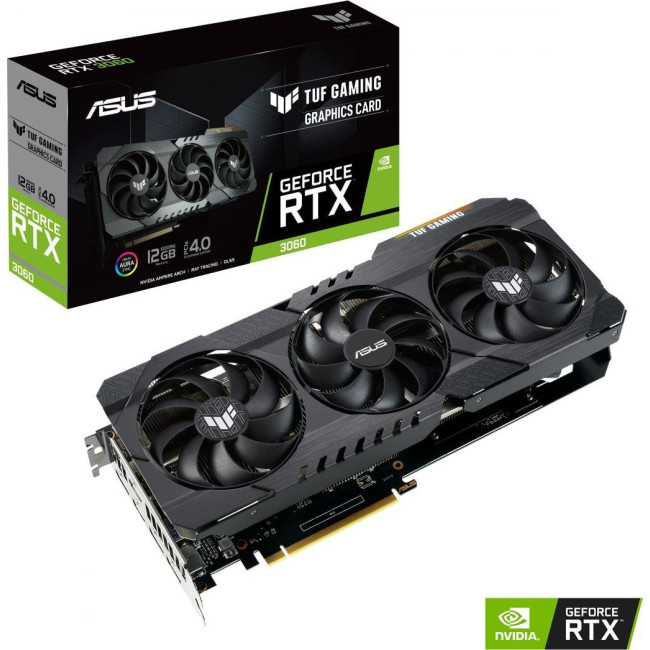 Asus TUF GeForce RTX 3060 Gaming 12GB GDDR6 (TUF-RTX3060-12G-V2-GAMING)