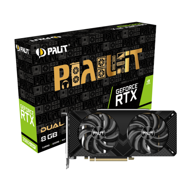 Видеокарта Palit GeForce RTX 2060 Super Dual (NE6206S018P2-1160A-1)