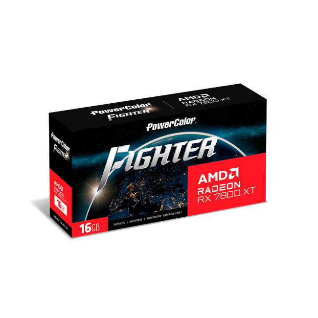 PowerColor Radeon RX 7800 XT 16Gb FIGHTER (RX 7800 XT 16G-F/OC)