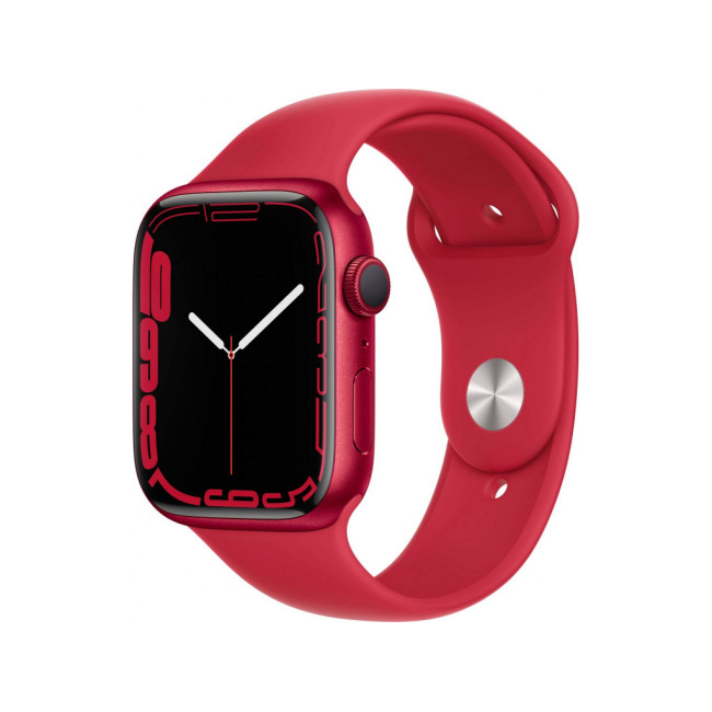 Apple Watch Series 7 GPS 45mm PRODUCT RED Aluminum Case With RED Sport Band (MKN93)