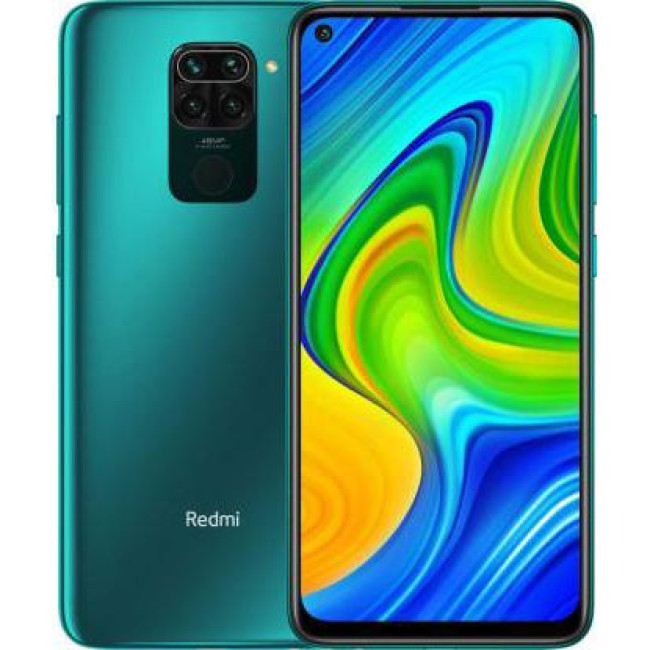 Смаpтфон Xiaomi Redmi Note 9 3/64GB Green NFC