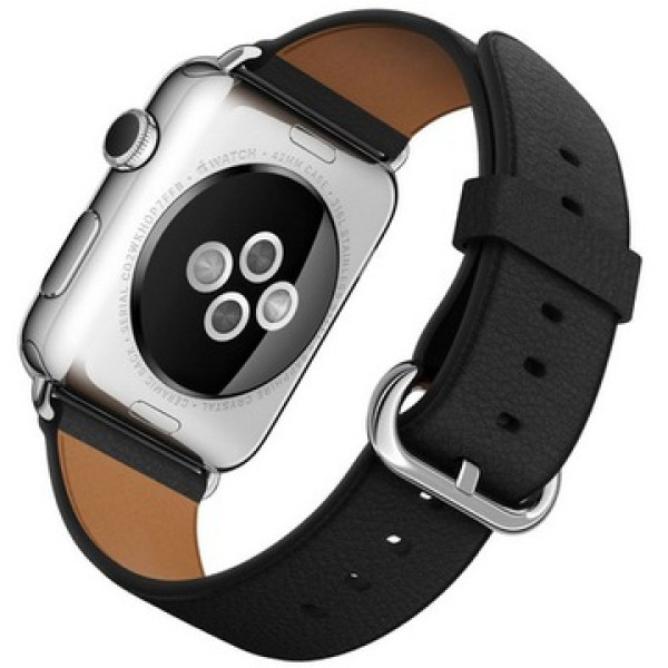 Умные часы Apple Watch 42mm Stainless Steel Case with Black Classic Buckle (MLFA2)