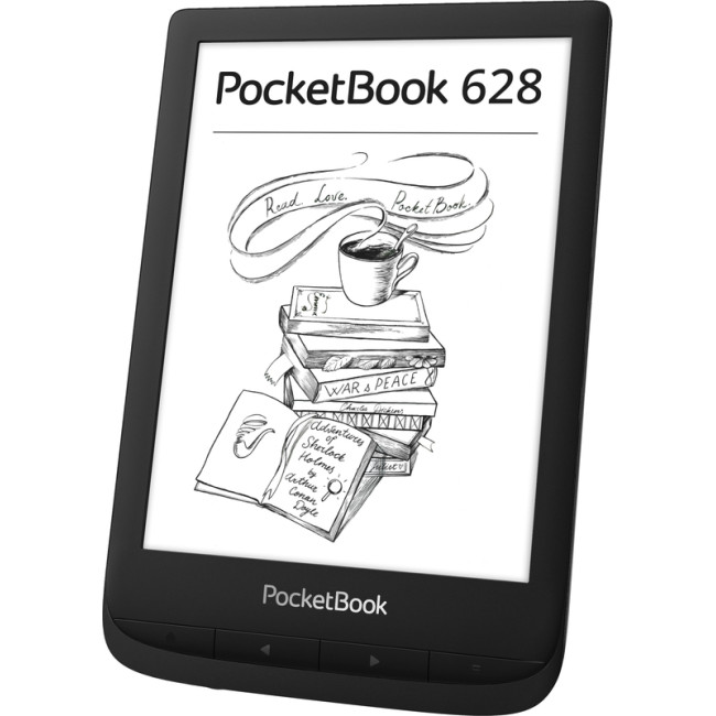 PocketBook 628 Touch Lux 5, Black (PB628-P-WW)