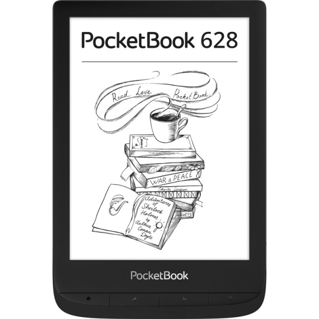 PocketBook 628 Touch Lux 5, Black (PB628-P-WW)