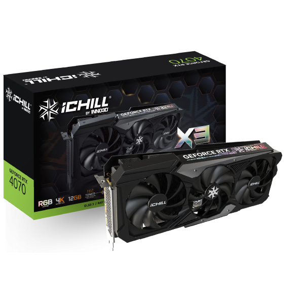 Inno3D GeForce RTX 4070 ICHILL X3 (C40703-126XX-186148H)
