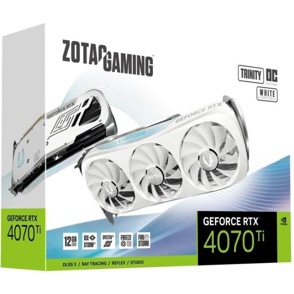 Zotac GAMING GeForce RTX 4070 Ti Trinity OC White Edition (ZT-D40710Q-10P)