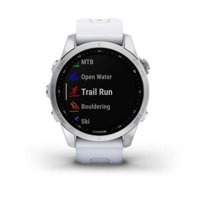 Garmin Fenix 7S Silver with Whitestone Band (010-02539-02/03)