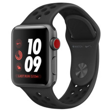 Apple Watch Nike+ 42mm Series 3 GPS + Cell. Sp Gr Alu. Case w. Anth./Black Nike Sport B. (MQLD2)