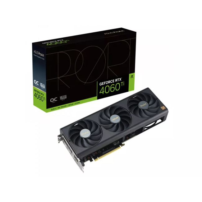 Видеокарта Asus GeForce RTX4060Ti 16Gb PROART OC (PROART-RTX4060TI-O16G)