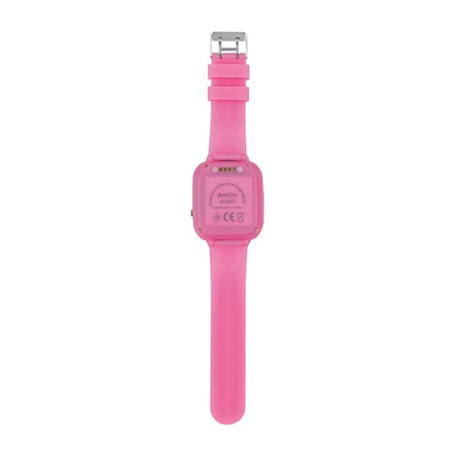 Смарт-часы AmiGo GO007 FLEXI GPS Pink