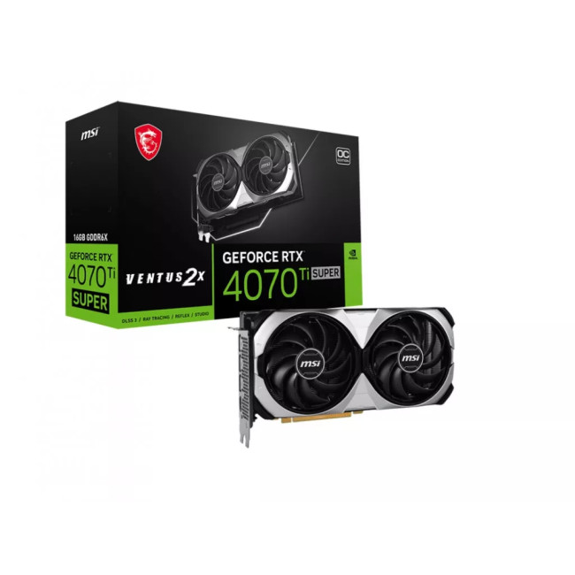 MSI GeForce RTX4070Ti SUPER 16Gb VENTUS 2X OC (RTX 4070 Ti SUPER 16G VENTUS 2X OC)