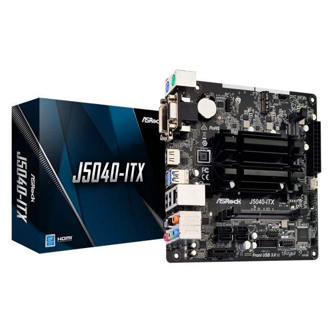 Материнська плата ASRock J5040-ITX Mini ITX