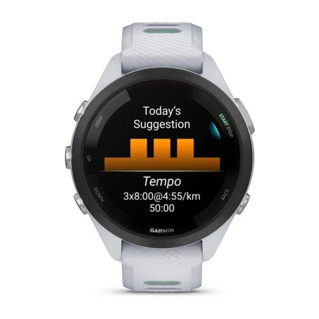 Смарт-часы Garmin Forerunner 265S Black Bezel w. Whitestone Case and Whitestone/Neo Tropic S. Band (010-02810-04/14)