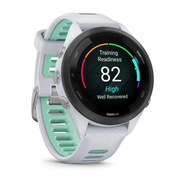 Смарт-часы Garmin Forerunner 265S Black Bezel w. Whitestone Case and Whitestone/Neo Tropic S. Band (010-02810-04/14)