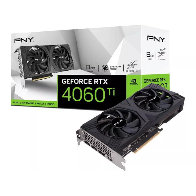 Відеокарта PNY GeForce RTX 4060 Ti 8GB VERTO (VCG4060T8DFXPB1)