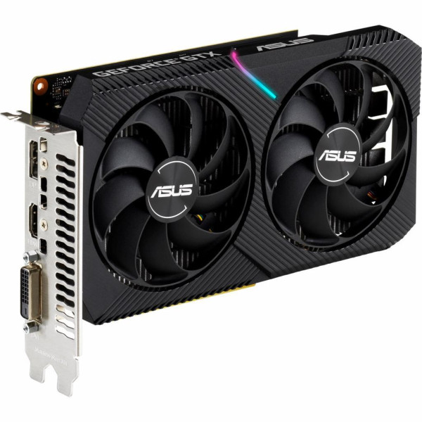 Видеокарта ASUS GeForce GTX1650 4GB DDR6 DUAL MINI (DUAL-GTX1650-O4GD6-MINI)