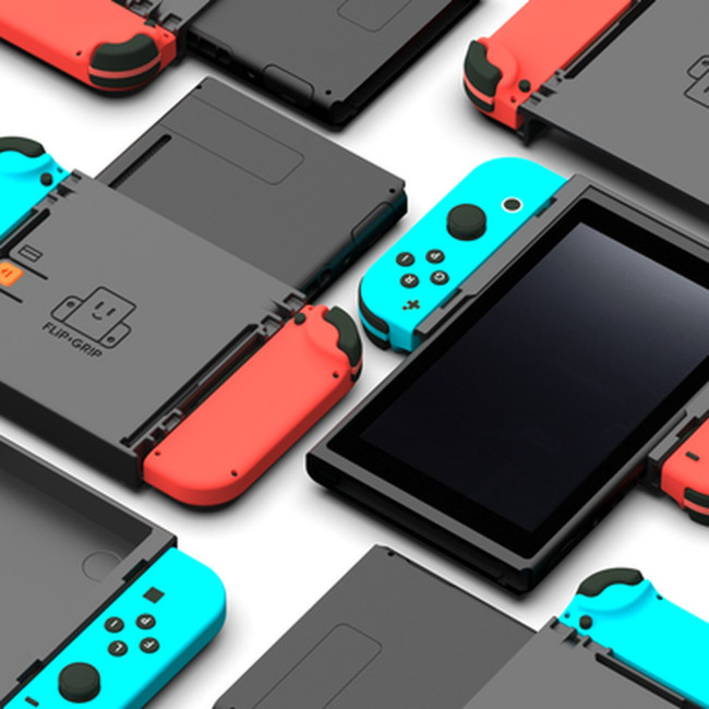 Портативная игровая приставка Nintendo Switch with Neon Blue and Neon Red Joy-Con