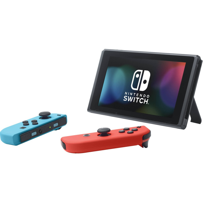 Портативная игровая приставка Nintendo Switch with Neon Blue and Neon Red Joy-Con