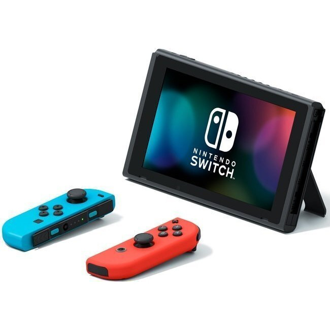 Портативная игровая приставка Nintendo Switch with Neon Blue and Neon Red Joy-Con