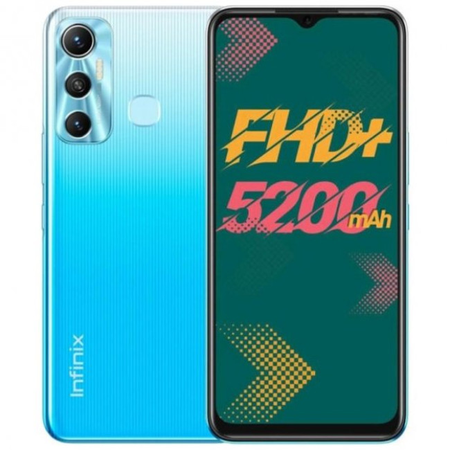 Смаpтфон Infinix Hot 11 4/64GB Silver Wave