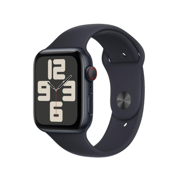 Купити Apple Watch SE 2 GPS + Cellular 44mm Midnight Alu. Case з підтримкою мобільного зв'язку та Sporting Night Band S/M (MRH43)