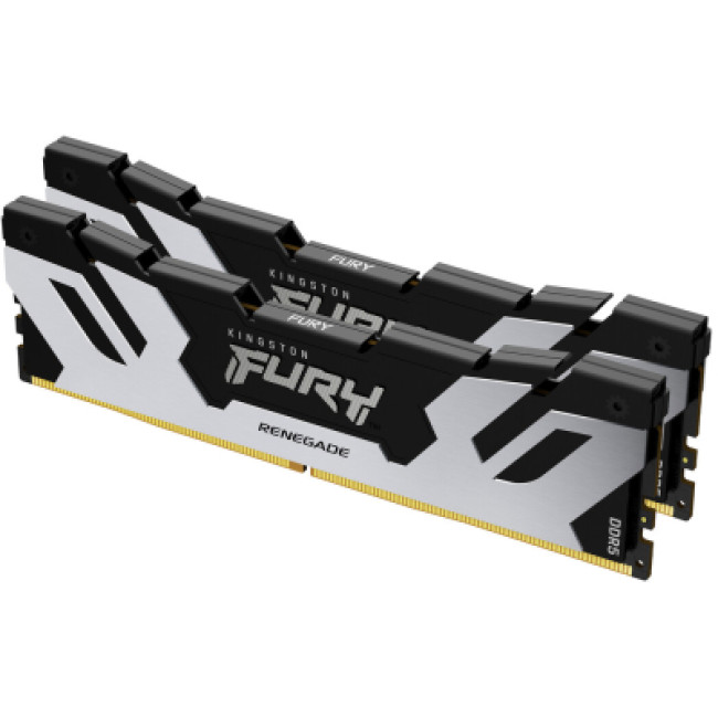 Модуль памяти Kingston FURY 96 GB (2x48GB) DDR5 6000 MHz Renegade Silver (KF560C32RSK2-96)