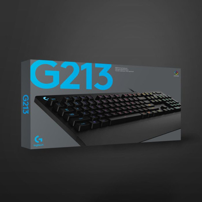 Клавиатура Logitech G213 Prodigy RGB Gaming Keyboard US (920-008093)