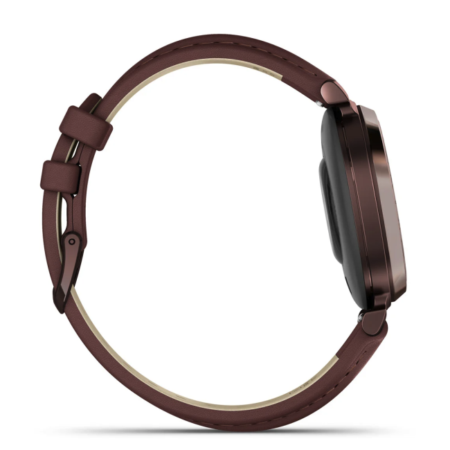 Garmin Lily 2 Classic Dark Bronze with Mulberry Leather Band (010-02839-03)