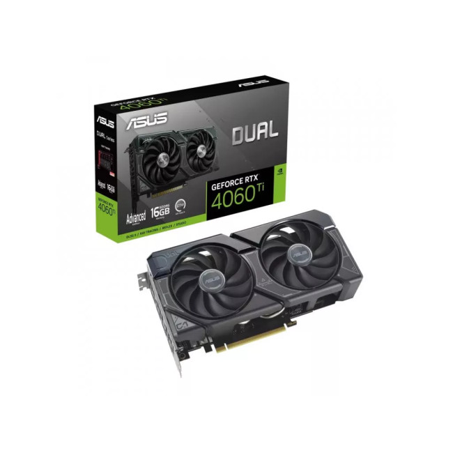 Відеокарта Asus GeForce RTX4060Ti 16Gb DUAL ADVANCED (DUAL-RTX4060TI-A16G)