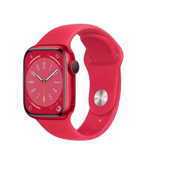 Apple Watch Series 8 GPS + Cellular 45mm PRODUCT RED Aluminum Case зі САМОЮ ЧЕРВОНОЮ Смугою та САМОЮ ЧЕРВОНОЮ Браслетом (MNKA3)