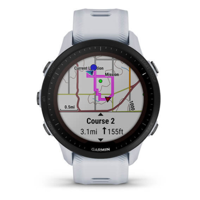 Смарт-часы Garmin Forerunner 955 Solar Whitestone (010-02638-01/21)