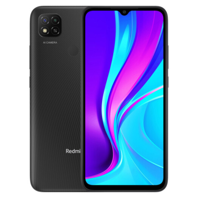 Смаpтфон Xiaomi Redmi 9C 4/128GB Midnight Gray